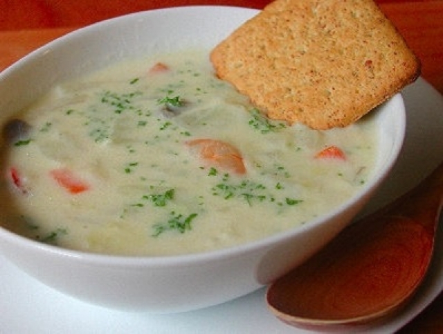 白菜とエビのクリームスープ（商品コード：000104）